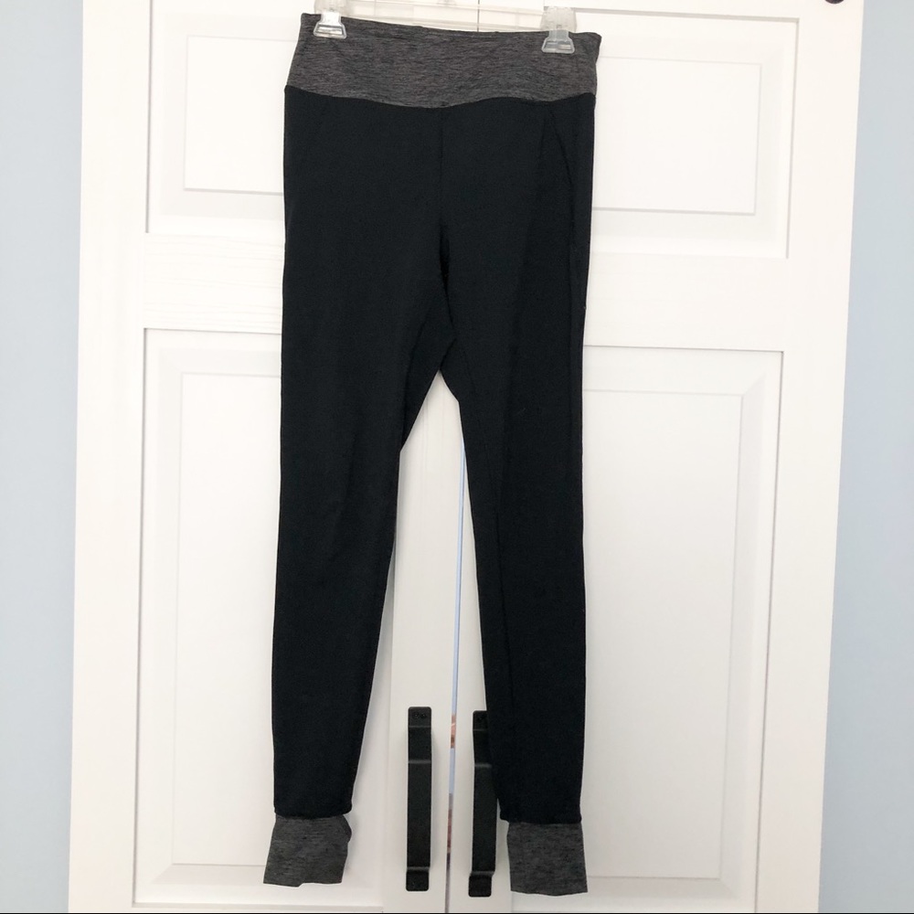 Gaiam Stirrup Leggings black & gray - Picture 2 of 5